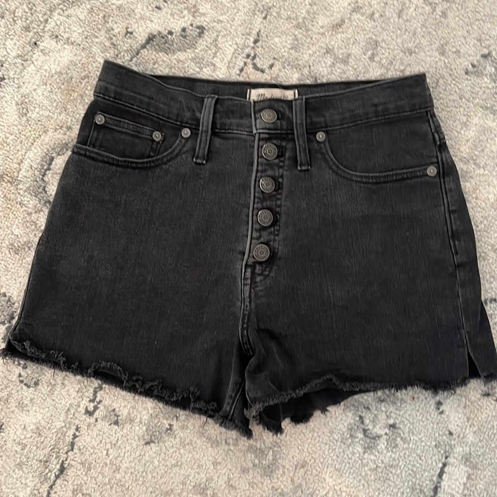 Madewell High Waisted Button Fly Shorts